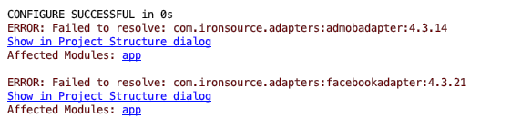 IronSource-adapter-failed